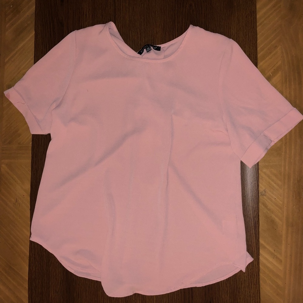 Lace-Up back shirt